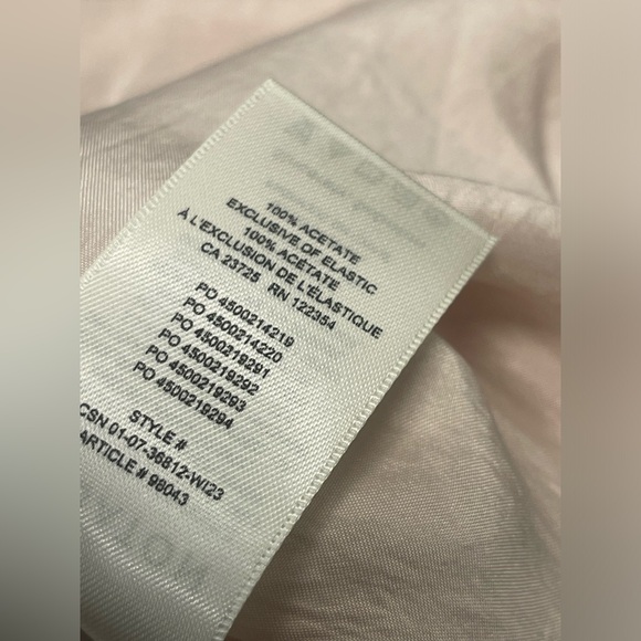 Babaton Slip Satin Maxi Skirt size 12 - Picture 7 of 7